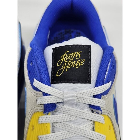 Nike Air Max 90 NFL Los Angeles Rams Sneakers II7587-100 - Picture 4 of 12